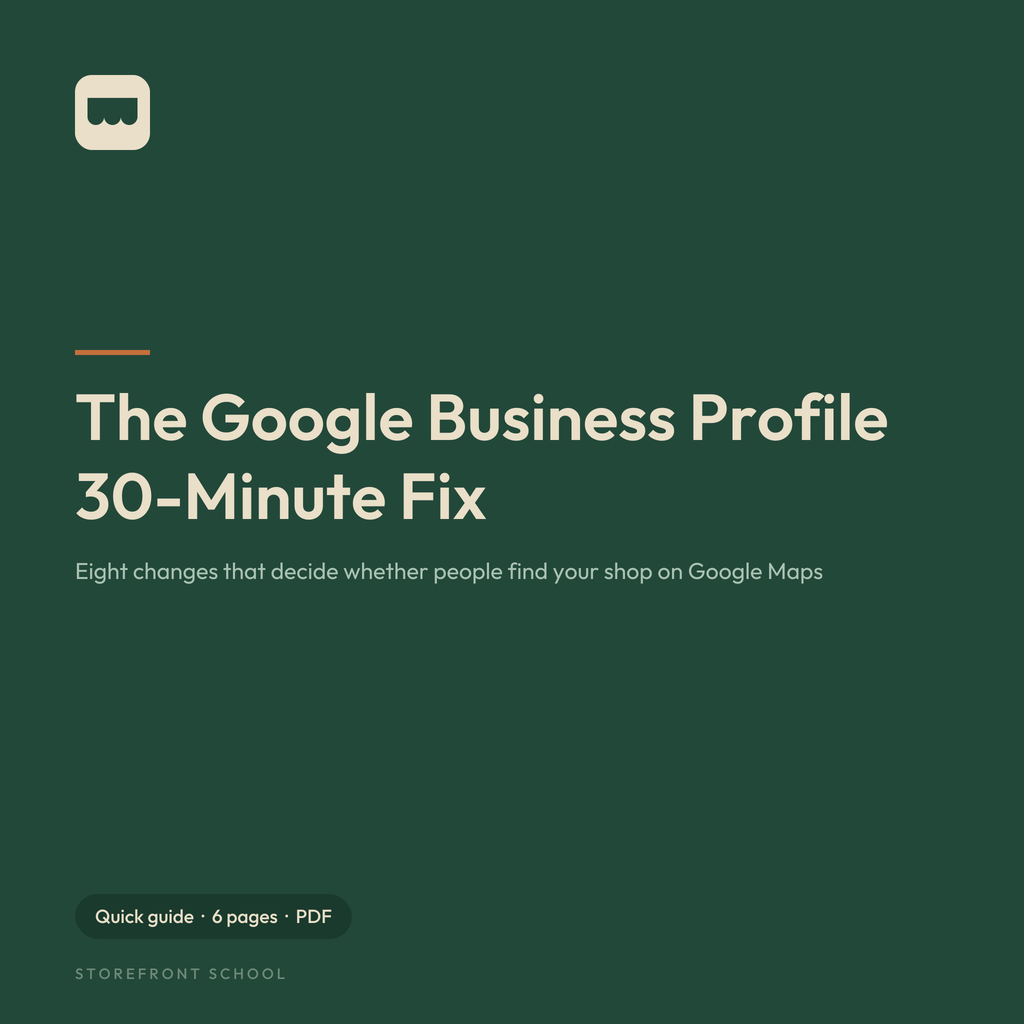 The Google Business Profile 30-Minute Fix